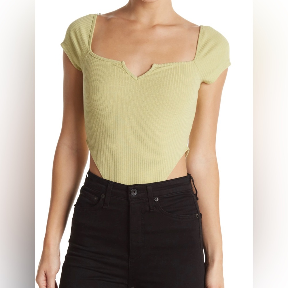 ELODIE Notched Bodysuit